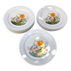 Lot de 6 assiettes plates en porcelaine Winterling Bavaria