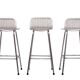 Rohe Noordwolde set of 3 Rattan Bar Stools 1960s Holland