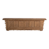 Antique hand-carved low sideboard (c.1900) #54