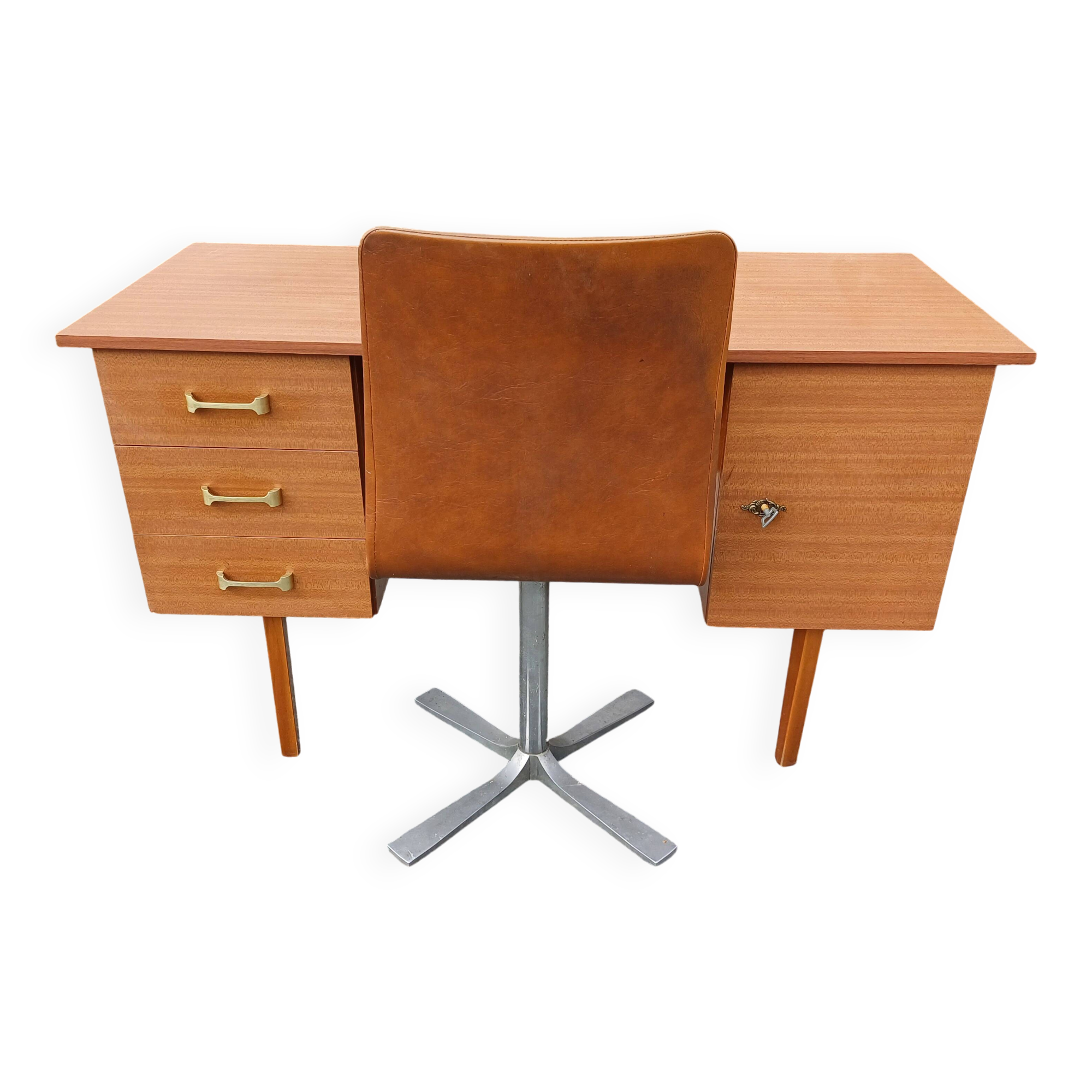 Vintage 70s Desk + Chair