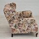 1950s Danish armchair in fabric