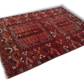 Very beautiful carpet old Afgan yamuth wool, 215 x 145