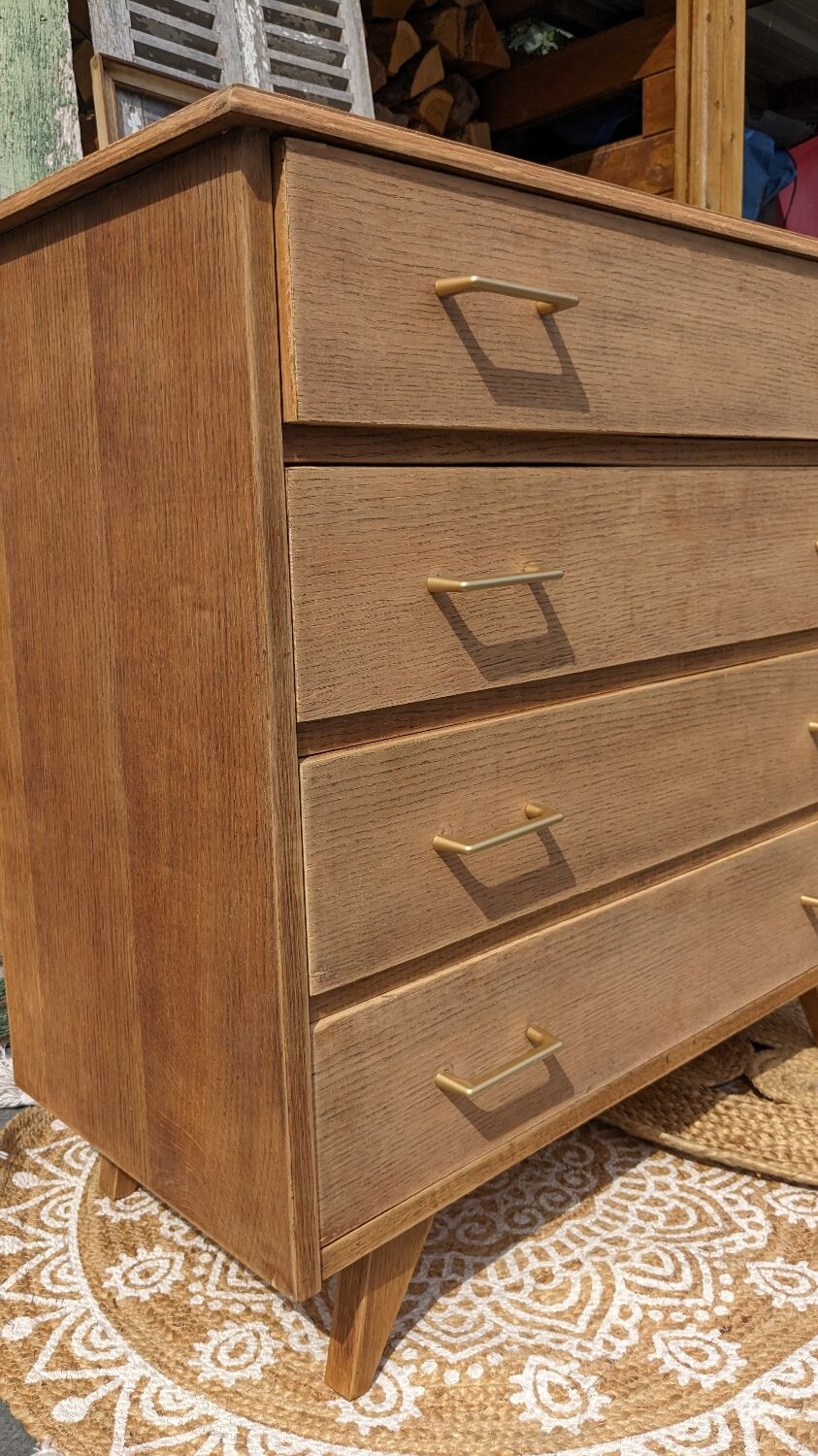 Commode pieds compas vintage
