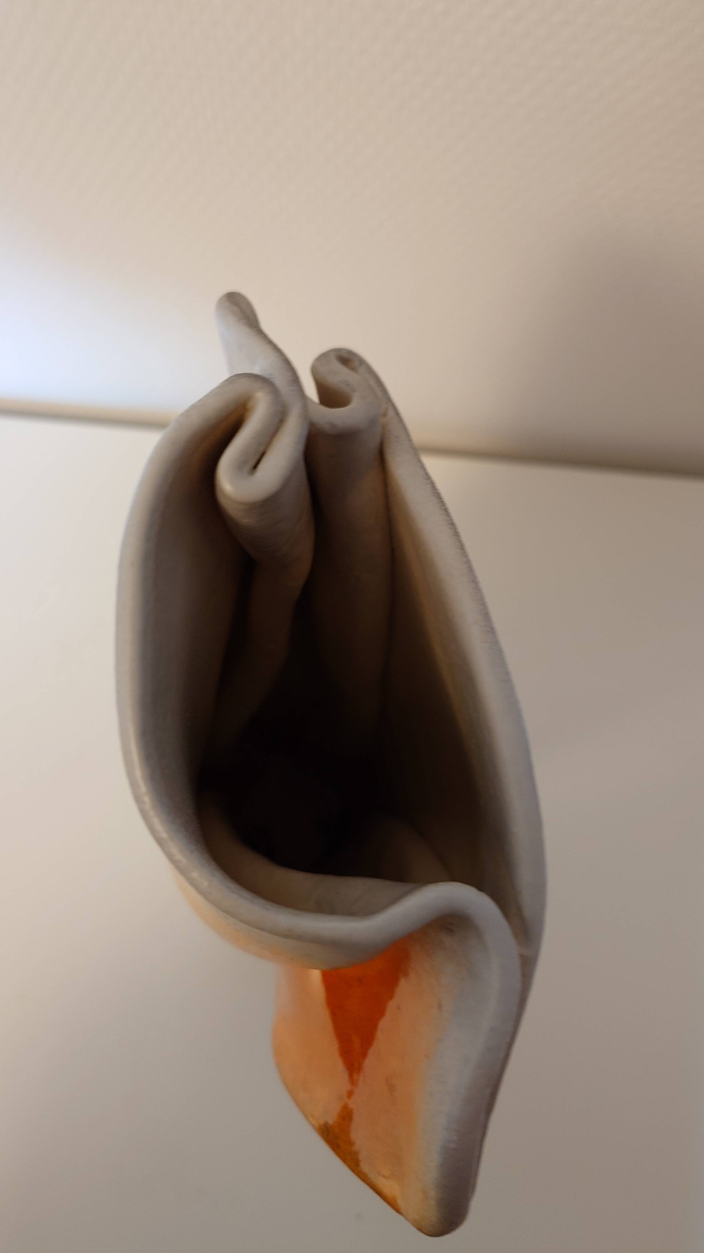 Vase Max Idlas – signed ceramic, sculptural design – unique piece – 30 cm