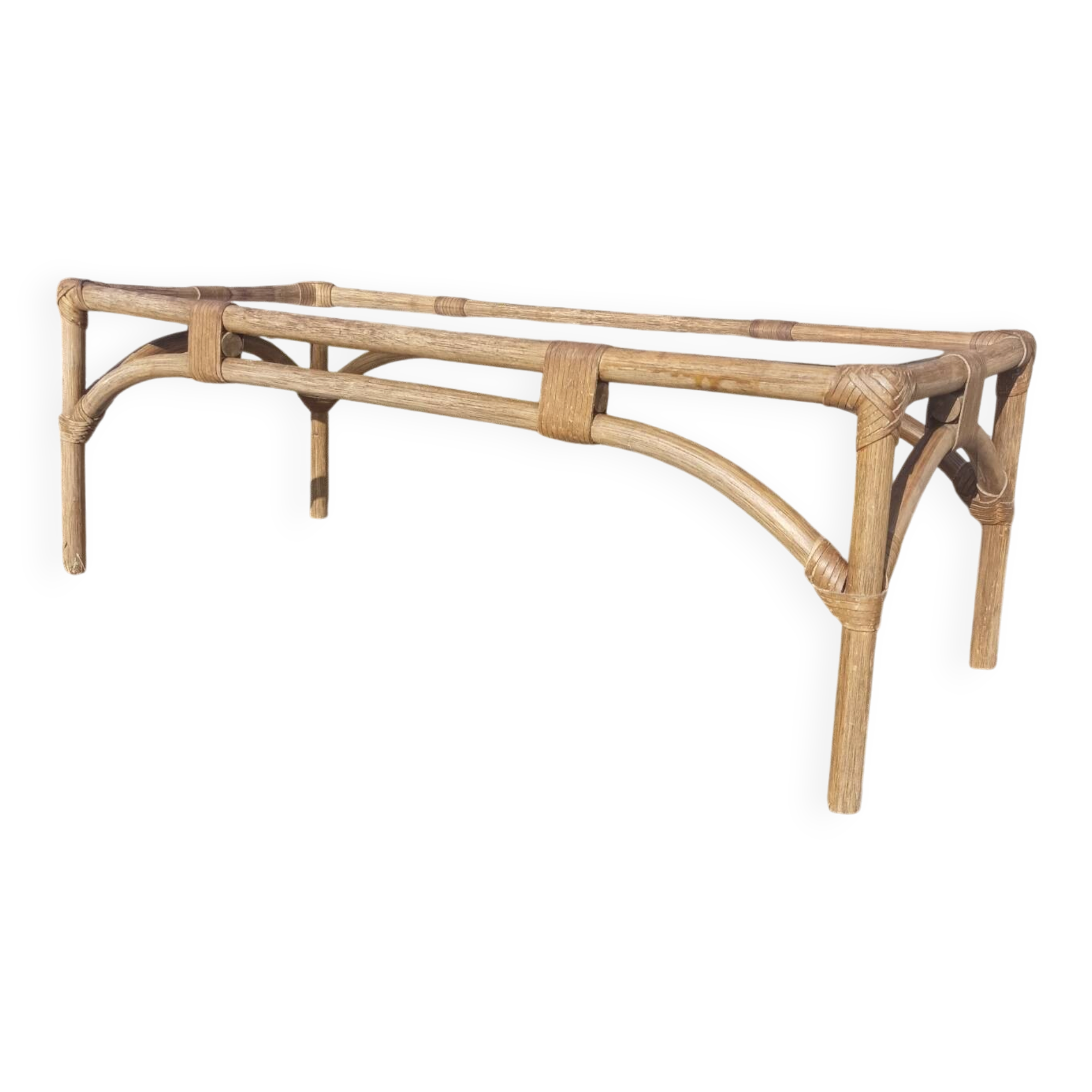 Rattan coffee table