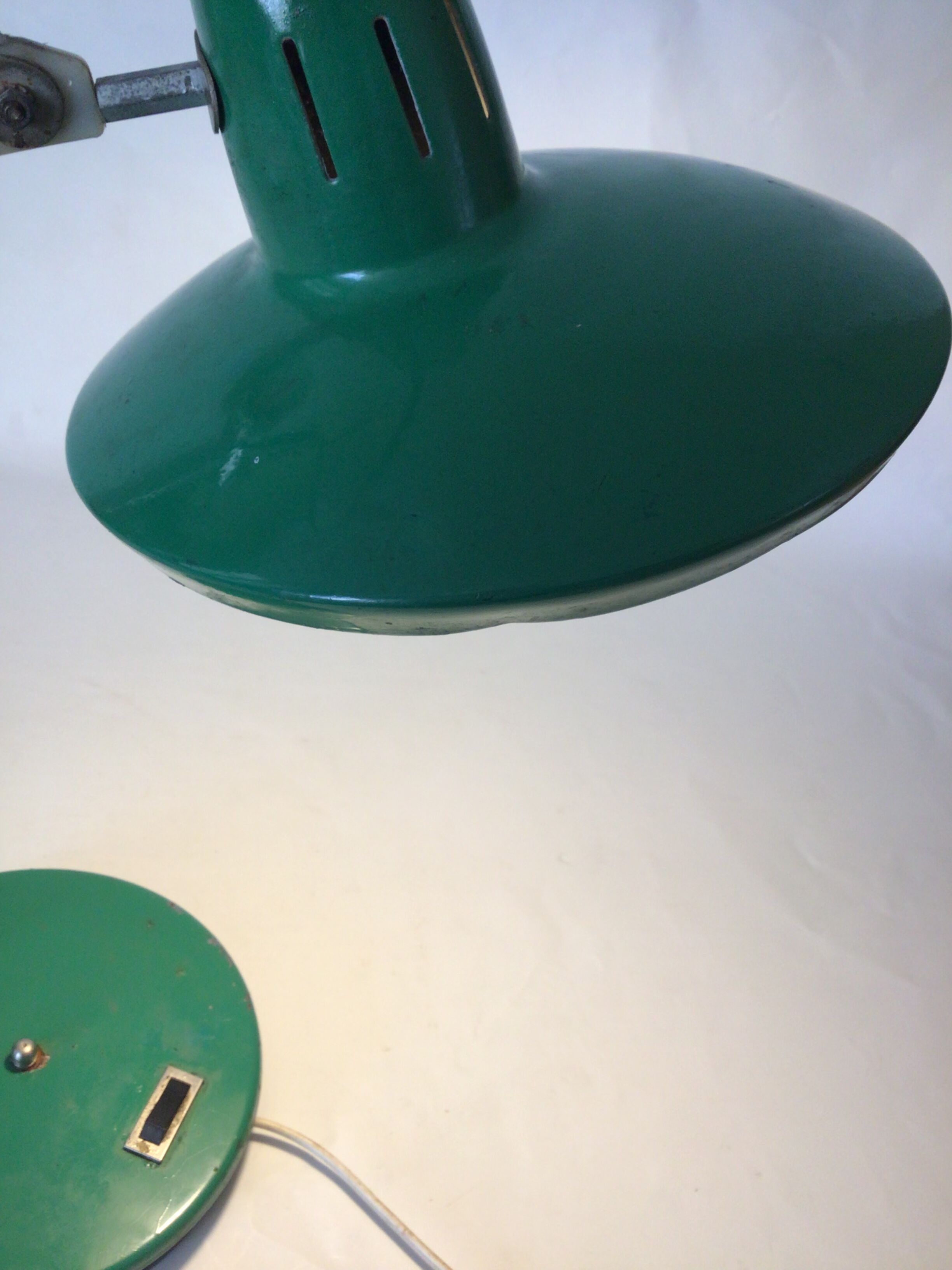 Industrial lamp SpaceAge 70s Sheet metal