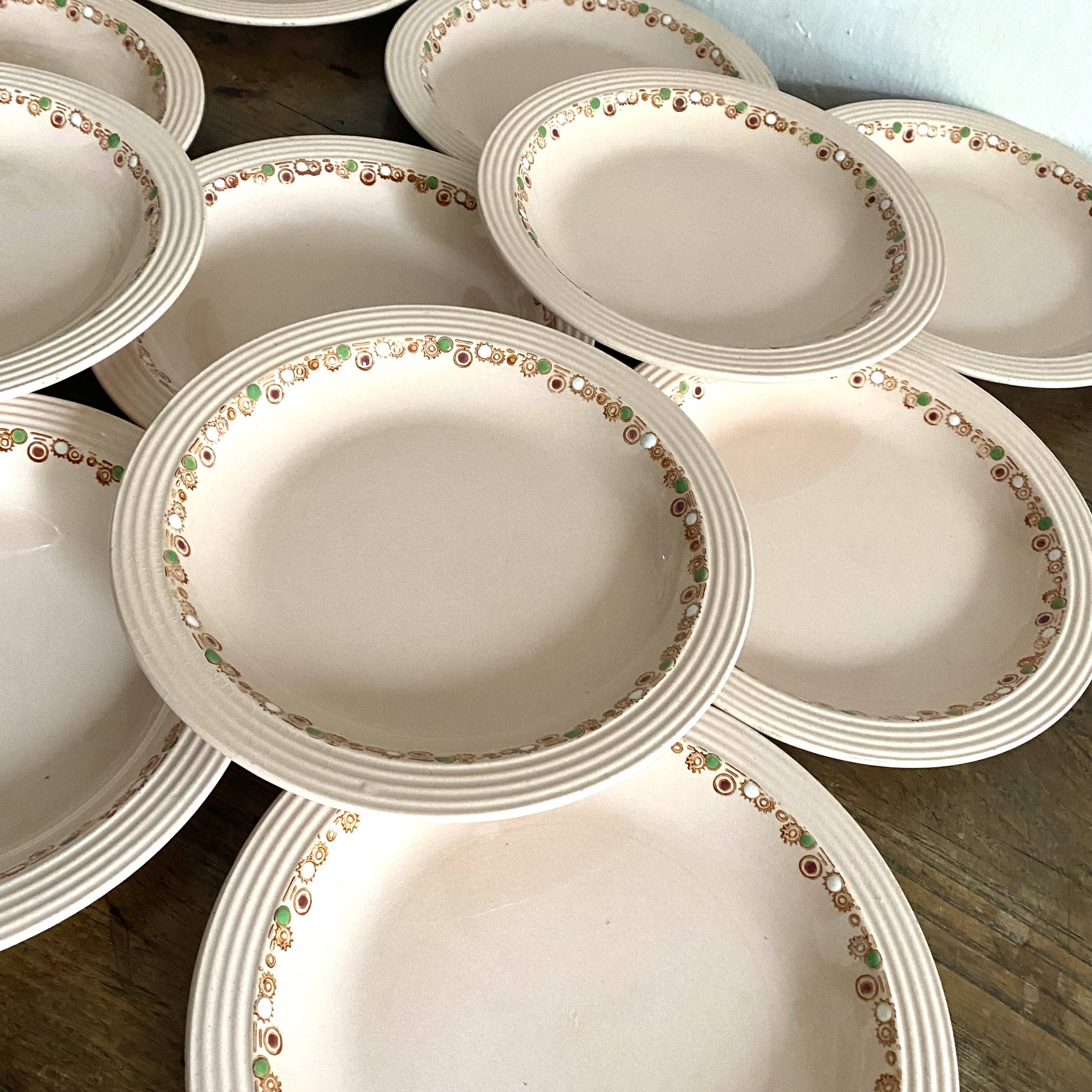 Longwy Betty model soup plates