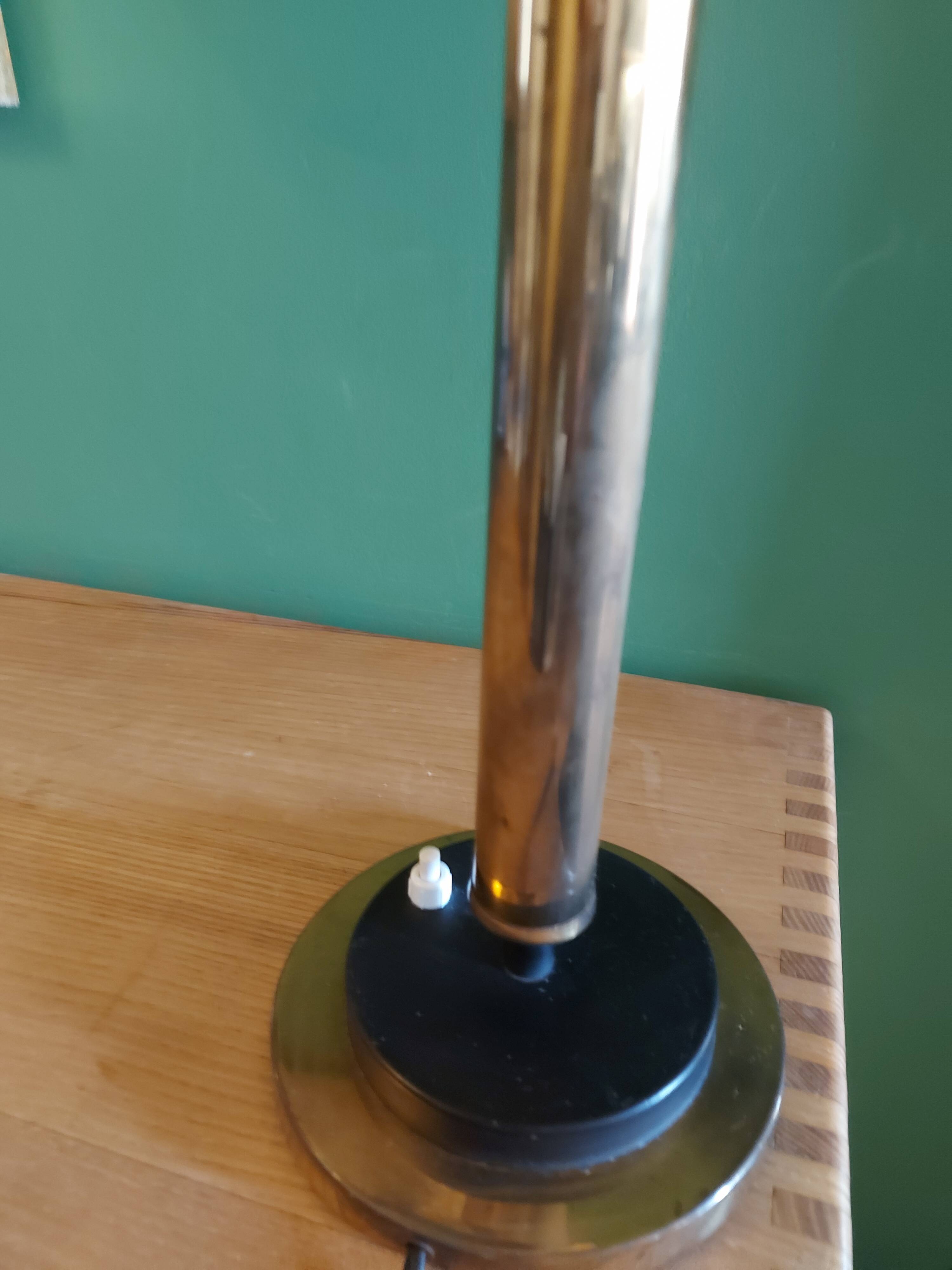 Brass lamp 30's Jules Leleu
