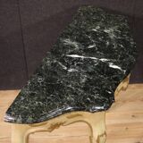 Console italienne laquée et dorée, 20e siècle