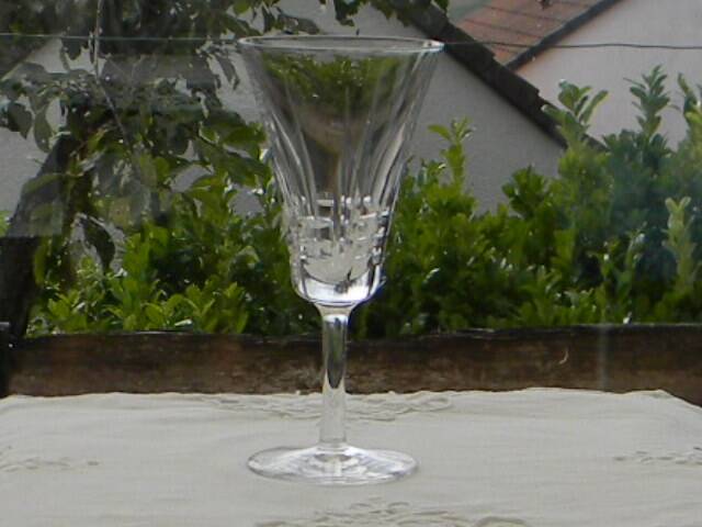 Lot de 6 verres à porto en cristal VILLEROY ET BOCH. Modèle Concorde.