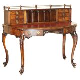 Demi-Lune Desk in Leather by Patrick Beakey Dublin circa 1850