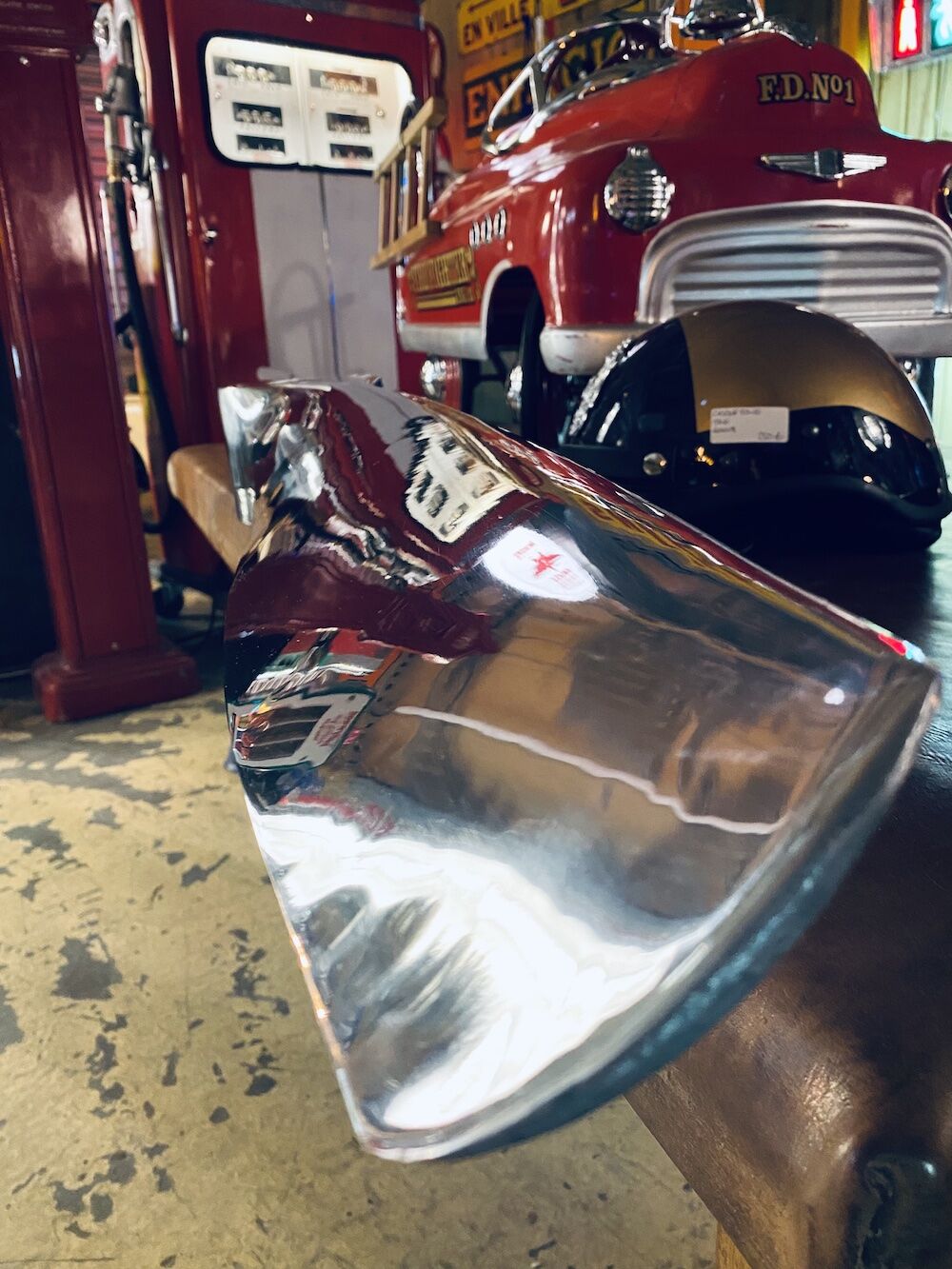 Chrome aircraft propeller