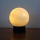 Vintage opaline ball lamp from the 70s