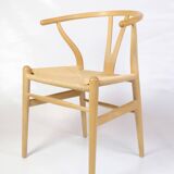 Ensemble de quatre chaises Wishbone, modèle Ch24, en hêtre, par Hans J. Wegner