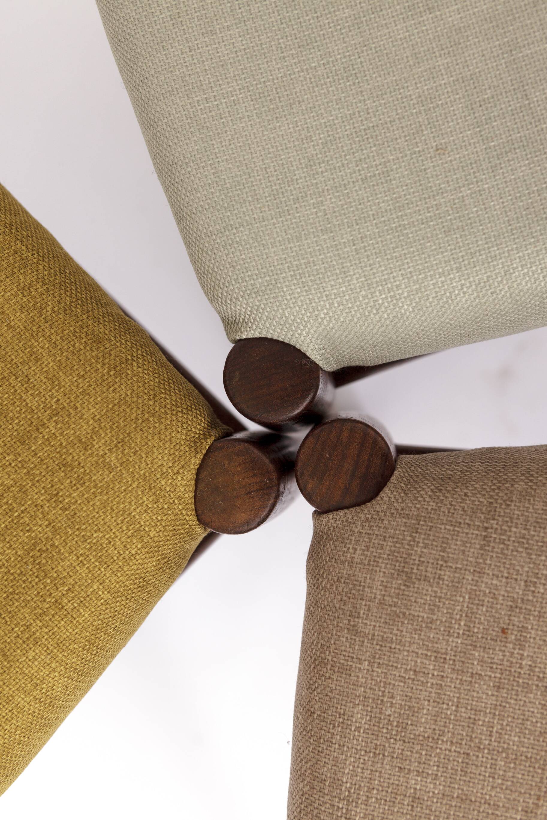 5 Lübke Chairs 1960s Germany Vintage