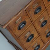 Dutch Oak Apothecary / Filing Cabinet, 1930s