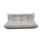 Togo beige wool sofa
