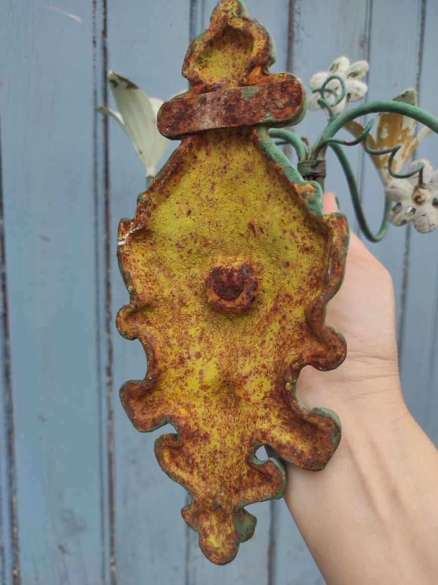 Paire d’appliques murales vintage Français