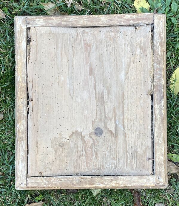 Miroir ancien XVIIIe - tain altéré -  dans son jus - Un charme fou