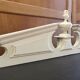 Fronton patine shabby chic gustavien XIX ème 76 cm