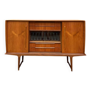 Buffet avec vitrine en - teck