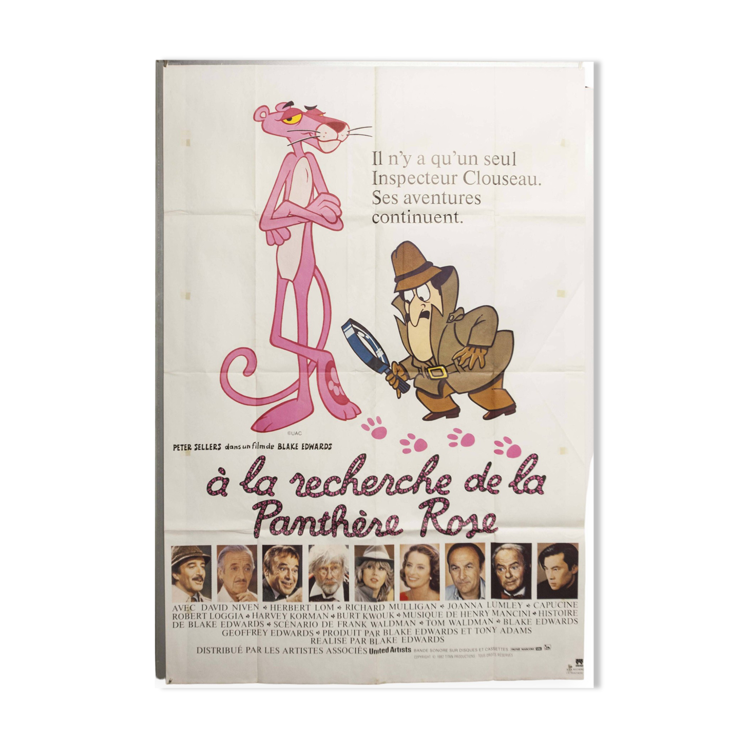 Poster 120x160 "In search of the pink panther" 1982