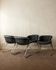 Italian Chrome Flynn Dining Chairs Gastone Rinaldi Thema, 1970s, Set of 4