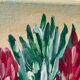Still life bouquet of flowers painting on canvas signed Morent