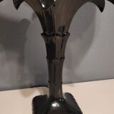 Black ceramic palm lamp