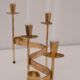 Mid-century modern metal candlesticks by Gunnar Ander for Ystad-Metall, Sweden, 1960s