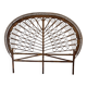 Vintage peacock rattan headboard 180 cm