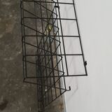 Vintage metal coat and hat rack