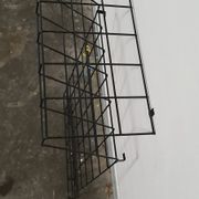 Vintage metal coat and hat rack