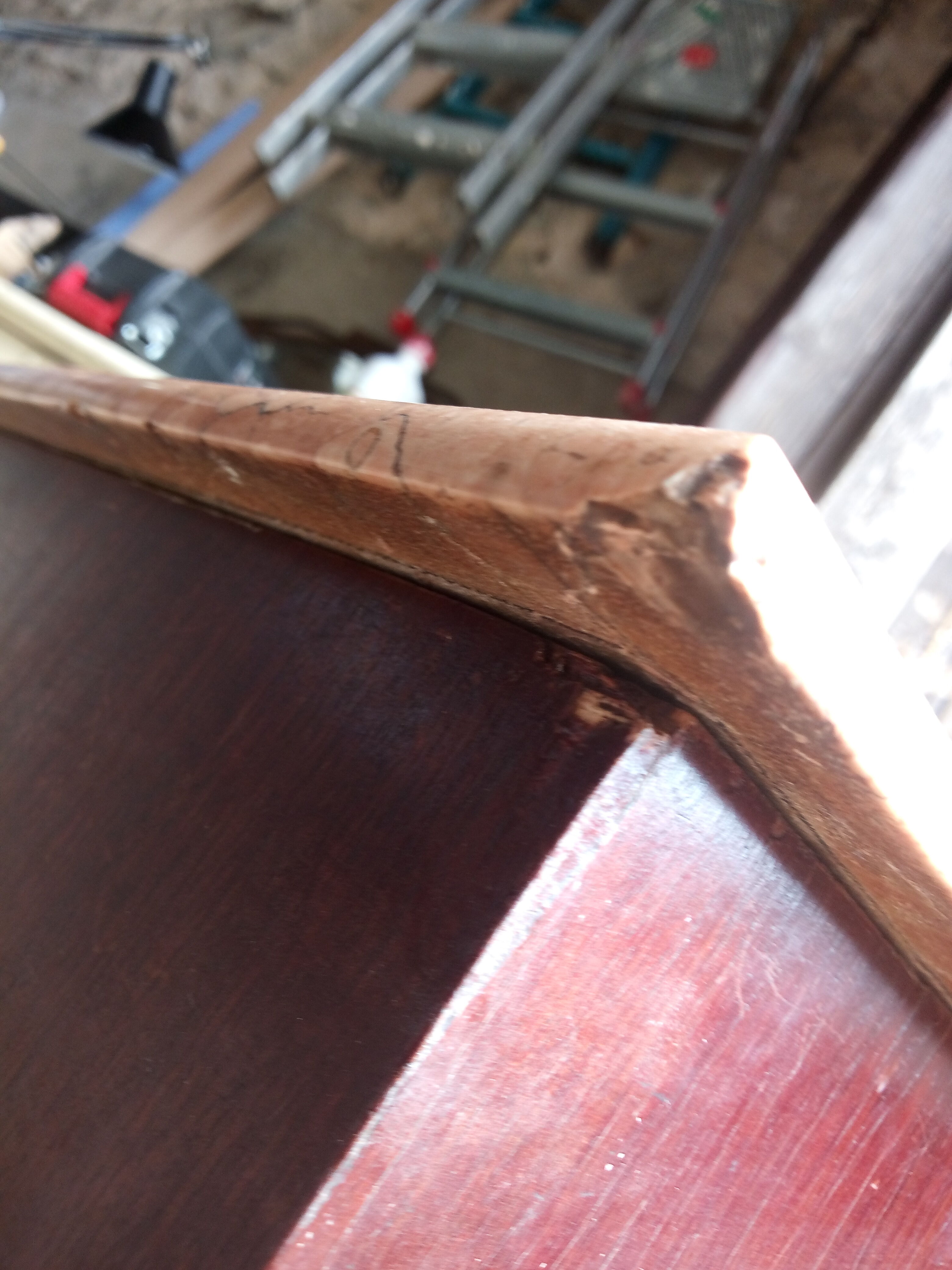 Pair of old bedsides