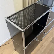 USM Haller commode in Graphite Black
