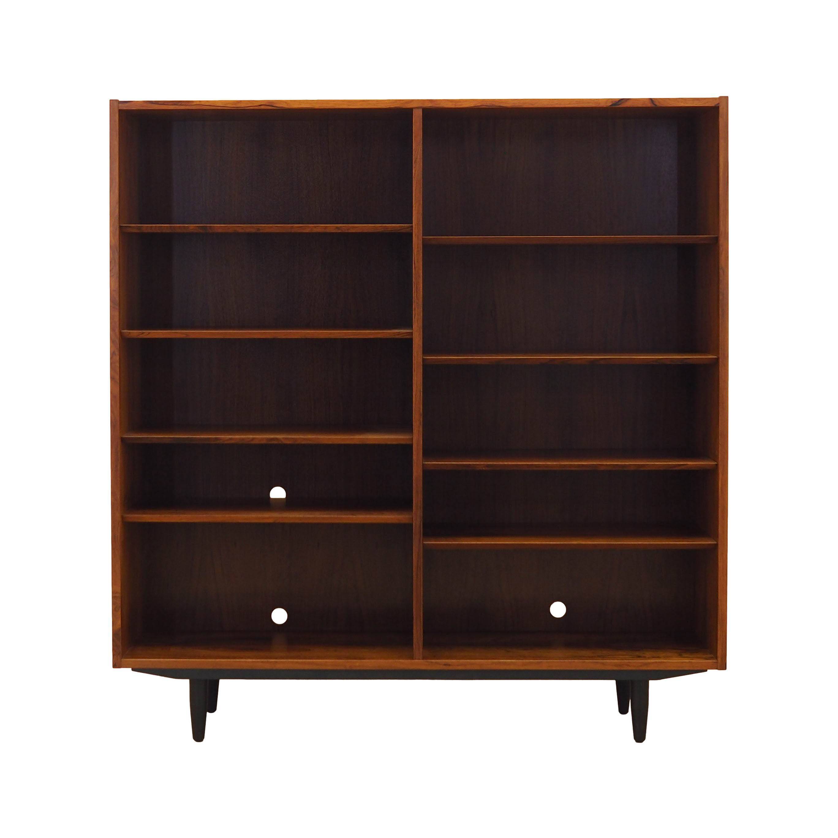 Rosewood bookcase, Danish design, 1970s, manufactured by Hundevad