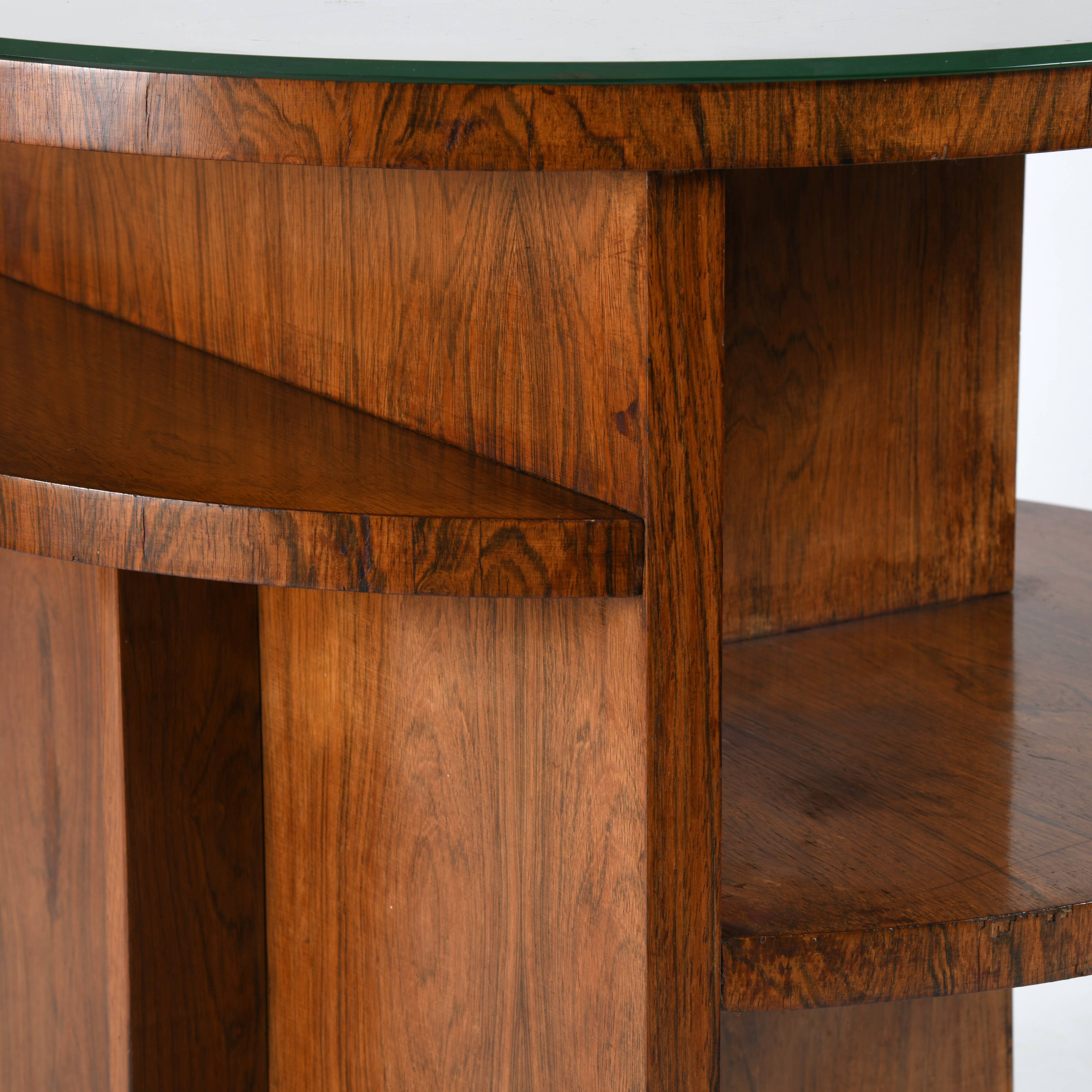 Art deco pedestal table