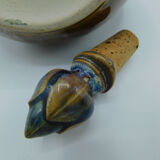 Denbac liqueur carafe - Blue and chocolate