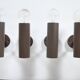 Vintage design wall/ceiling light by Beisl, set of 4, 1960s 1970s