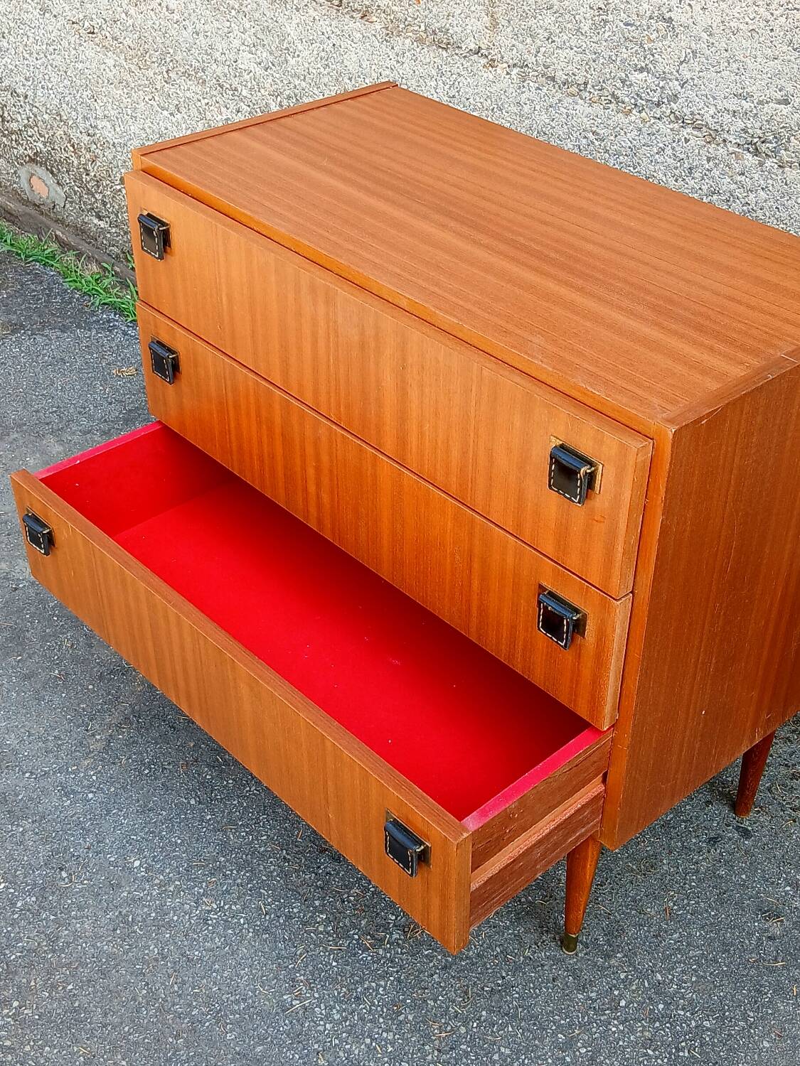 Commode Scandinave en teck, années 60