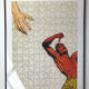 Tirage signé collage Puzzle Tarzan