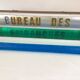 Formica vintage illuminated sign "Hiring Office"