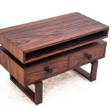 Miroir en palissandre avec commode, années 1960