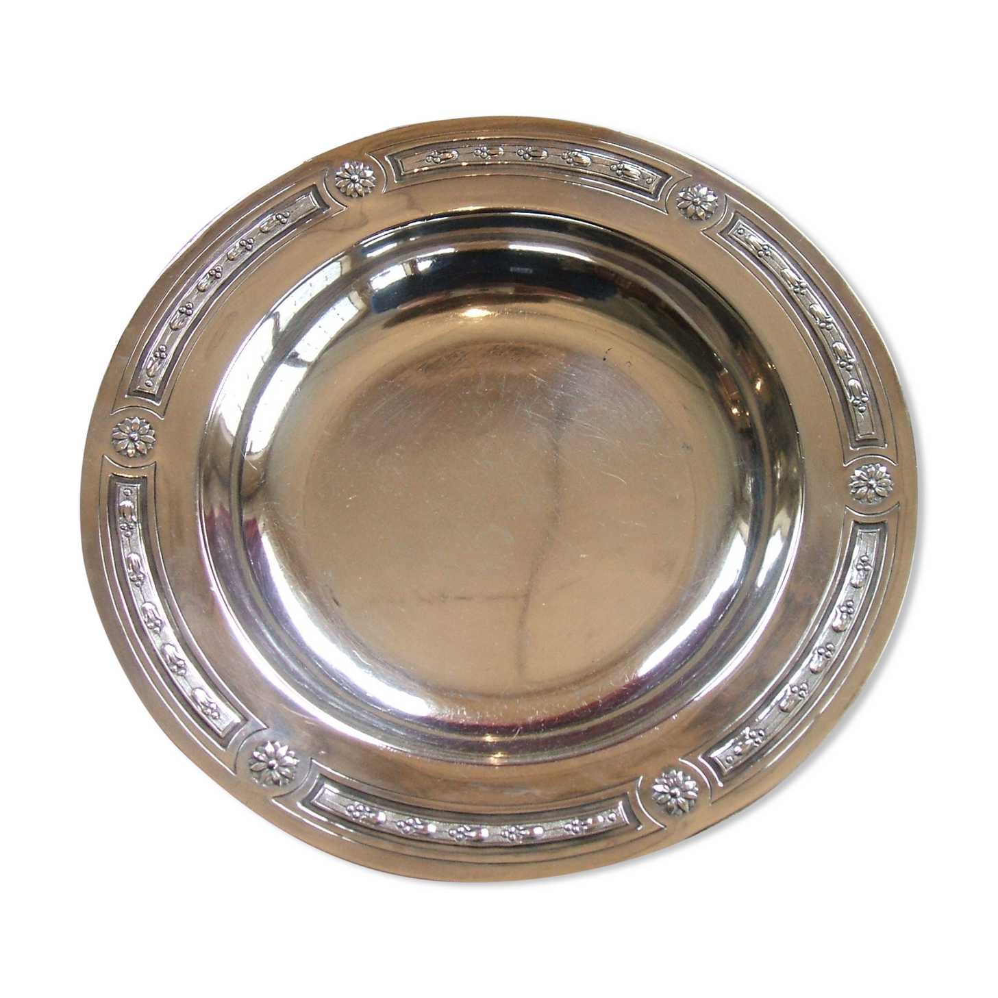 Bottle bottoms in solid silver silver