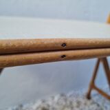 Vintage rattan bedside