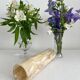 Straight vase in vintage alabaster or onyx