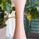 44 cm opaline vase - Pink "nymph's thigh" - 70s