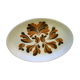 Long old earthenware dish K-G Lunéville Badonviller vintage