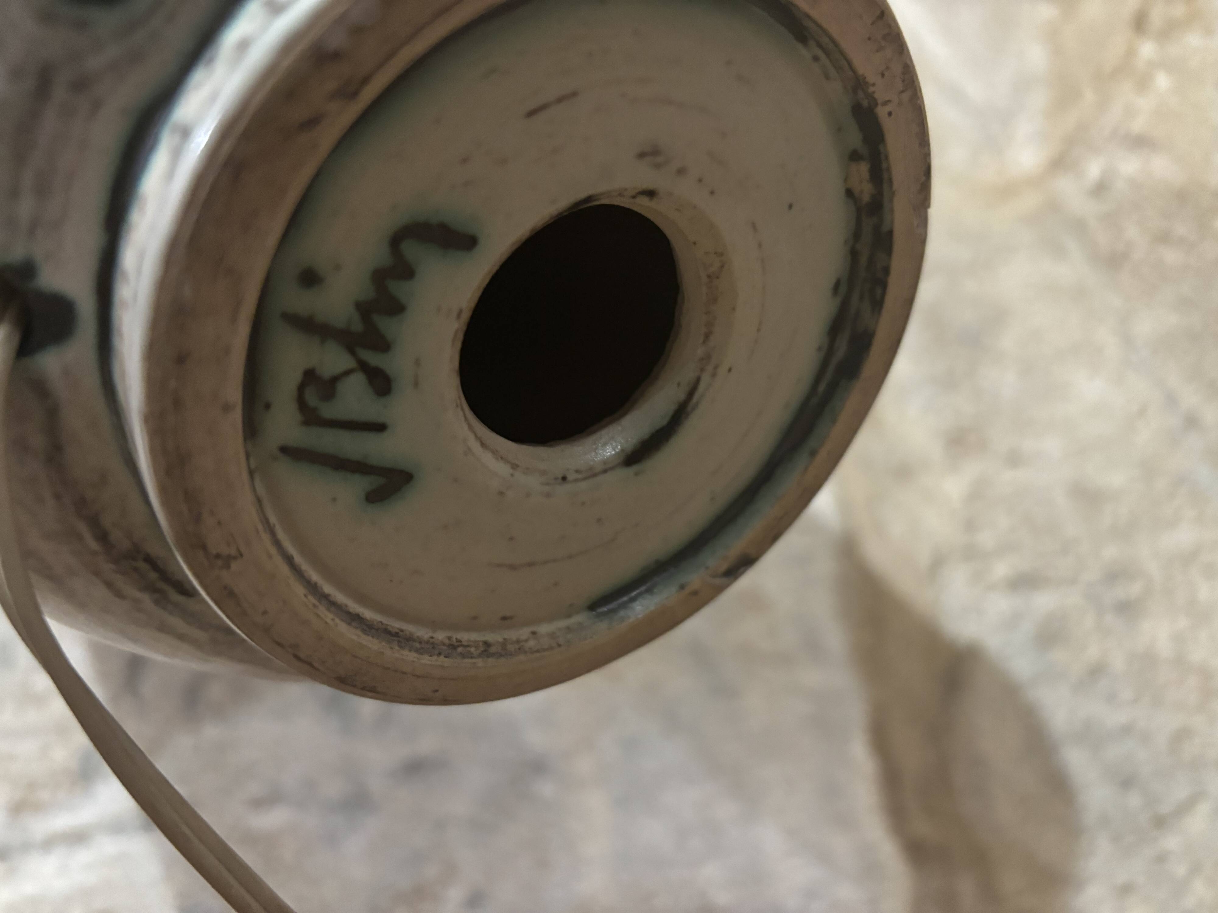 Ceramic lamp by Jacques Blin