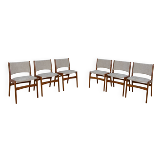 Chaises de salle à manger Mid-Century par Johannes Andersen, années 1960, Danemark, lot de 6